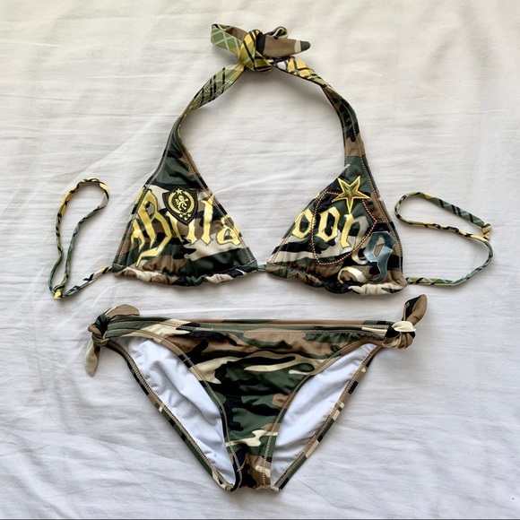army print bikini